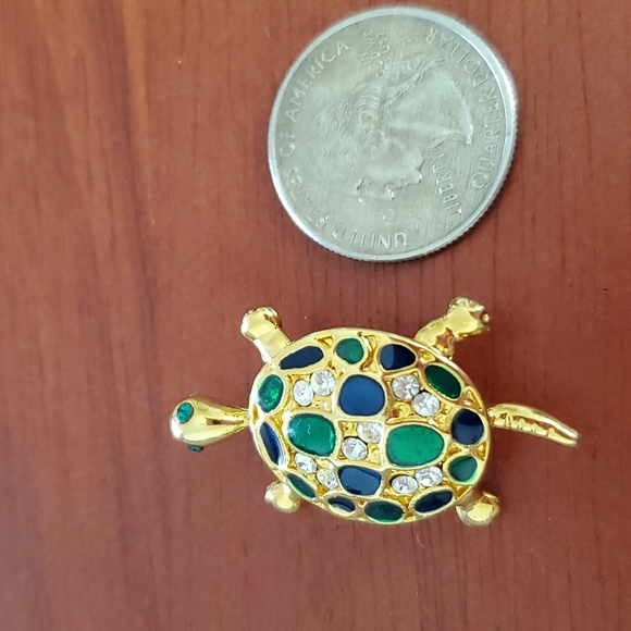 Turtle brooch - Picture 3 of 3
